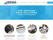 Tablet Screenshot of bemaservices.com